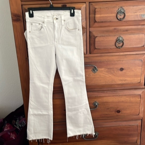 rag & bone Pants - Rag and Bone Women’s Crop Flare White Size 27 and 29 NWT